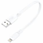 Foneng X107 USB To Lightning Cable 2.4A Fast Charging 0.25m - White - Image 2