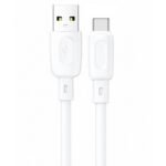 Foneng X107 USB To Type-C Cable 3A Fast Charging 0.25m - White