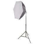 General Light KIT2PC With Octa Box II 65cm LED 2 Lamp 150W With Grid - Image 3