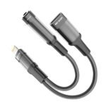 Green Lion GNEARADLTLAUXBK Lightning To Female Lightning + Female 3.5mm Converter - Image 2
