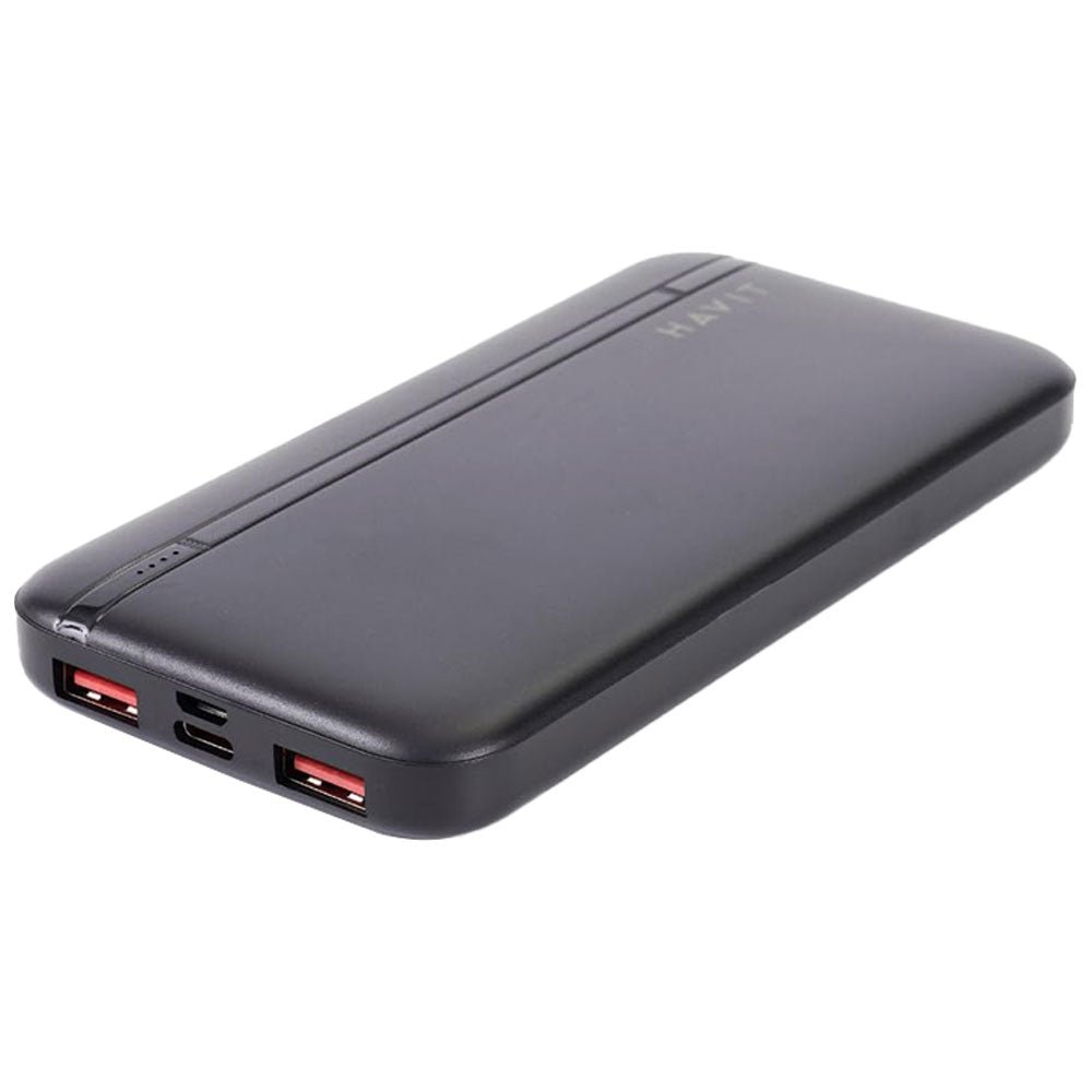 Havit PB90 Power Bank 2x USB + Micro + Type-C 22.5W 10000mAh - Black - Image 5