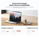 Havit UC230 GaN Wall Charger USB + Type-C 33W Fast Charging - Image 13