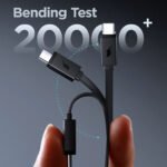 Joyroom Elva Series JR-PR1 Mini Power Bank Type-C 22.5W 10000mAh Built-in Retractable Type-C Cable - Black - Image 7
