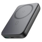 Joyroom JR-W020 Magnetic Wireless Power Bank USB + Type-C 22.5W Fast Charging 10000mAh - Black - Image 2