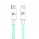 Lavvento MP35G Type-C To Type-C Cable 60W Fast Charging 1.2m - Green