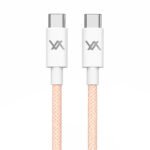 Lavvento MP35O Type-C To Type-C Cable 60W Fast Charging 1.2m - Orange