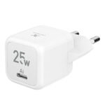 Lavvento MP535 Mini GaN Wall Charger Type-C + Type-C Cable 25W Fast Charging - White - Image 4