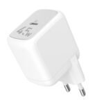 Lavvento MP545 Mini GaN Wall Charger Type-C + Type-C Cable 45W Fast Charging - White - Image 2