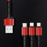 Ldnio LC93 USB To Type-C + Micro + Lightning 3in1 Cable 3.4A Fast Charging 1.2m - Image 8