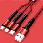 Ldnio LC93 USB To Type-C + Micro + Lightning 3in1 Cable 3.4A Fast Charging 1.2m - Image 6