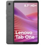 Lenovo Tab One Tablet Single SIM (128GB / 4GB Ram / 8.7 Inch / 4G LTE) With Clear Case - Luna Gray