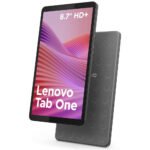 Lenovo Tab One Tablet Single SIM (128GB / 4GB Ram / 8.7 Inch / 4G LTE) With Clear Case - Luna Gray - Image 3