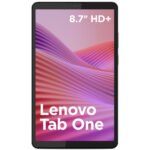Lenovo Tab One Tablet Single SIM (128GB / 4GB Ram / 8.7 Inch / 4G LTE) With Clear Case - Luna Gray - Image 2