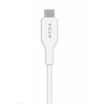 MEGA USB To Type-C Cable 3.5A Fast Charging 1m - White - Image 3