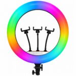 MJ-45 RGB LED Selfie Ring Light 18 Inch With Phone Holder