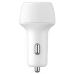 Momo Mini Turbo Fast MO-055503 Car Charger USB + Type-C 60W Fast Charging - White