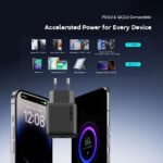 Oraimo PowerGaN 251 OCW-5251ECC Wall Charger PD Type-C 25W Fast Charging - Black - Image 6