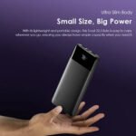 Oraimo Toast 22.5 Byte OPB-7100Q Power Bank 2x USB + Type-C + Micro 22.5W Fast Charging 10000mAh - Black - Image 5
