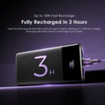 Oraimo Toast 22.5 Byte OPB-7100Q Power Bank 2x USB + Type-C + Micro 22.5W Fast Charging 10000mAh - Black - Image 9