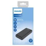 Philips DLP7721C/00 Power Bank 2x USB + Type-C + Micro 20W Fast Charging 20000mAh - Black - Image 4