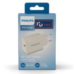 Philips GaN DLP2629CW Wall Charger Type-C 20W Fast Charging - White - Image 3