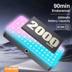 Plokama U160 PRO RGB Phone Clip LED Selfie Ring Light - Image 2