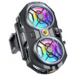 RS17 Dual Core Mobile Phone Back Cooling Fan - Image 2