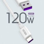RSILOU R2009-001 USB To Type-C Cable 120W Fast Charging 1m - White - Image 6