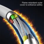 RSILOU R2009-001 USB To Type-C Cable 120W Fast Charging 1m - White - Image 8