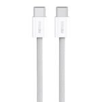 RSILOU R2028 Type-C To Type-C Cable 60W Fast Charging 1m - White