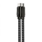 Remax C6 Type-C To Type-C Cable 65W Fast Charging 0.2m - Black - Image 2
