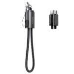 Remax C6 Type-C To Type-C Cable 65W Fast Charging 0.2m - Black - Image 3