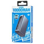 Remax FP-12 Power Bank USB + Type-C 22.5W Fast Charging 10000mAh - Black - Image 3
