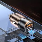 Remax RCC360 Car Charger Type-C + USB 75W Fast Charging - Image 4
