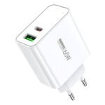 Remax RP-U125 GaN Wall Charger Type-C + USB 3A 65W Fast Charging - White - Image 2