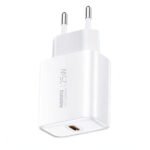 Remax RP-U137 Wall Charger Type-C 3A 25W Fast Charging - White - Image 3