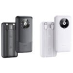 Remax RPP-38 Power Bank 1x USB + 1x Type-C 20W+22.5W Fast Charging 20000mAh Built-In 2 Cables - Black - Image 4