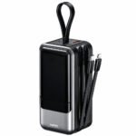 Remax RPP-59 Power Bank USB + Type-C 65W Fast Charging 20000mAh Built-In 2 Cables