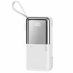 Remax RPP-678 Power Bank 1x USB + 1x Type-C 20W+22.5W Fast Charging 10000mAh Built-In 2 Cables - Image 2