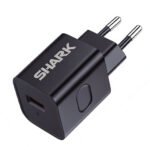 Shark SH-207 QC3.0 Wall Charger Lightning Cable 18W Fast Charging - Black - Image 2