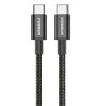 Systemmax N28 Type-C To Type-C Cable 60W Fast Charging 1m - Black