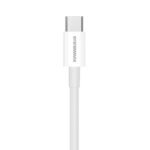 Systemmax P30 USB To Type-C Cable 60W Fast Charging 1m - White - Image 2