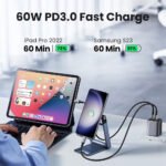Ugreen 50150 PD Type-C To Type-C Cable 3A 60W Fast Charging 1m - Gray x Black - Image 5