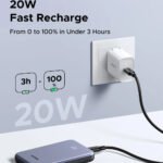 Ugreen 75131B Power Bank USB + Type-C 20W Fast Charging 10000mAh - Black - Image 6