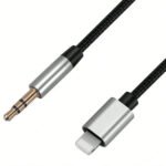 X-Scoot XS-515 Lightning To 3.5mm AUX Audio Cable 1m - Black - Image 4
