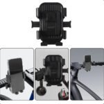 X-Scoot XS-813 Bicycle & Motorcycle Phone Holder 360° Full Rotation - Black - Image 7