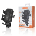 X-Scoot XS-813 Bicycle & Motorcycle Phone Holder 360° Full Rotation - Black - Image 5