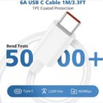 Xiaomi MDY-13-EF Wall Charger Type-C Cable 120W Fast Charging - Image 5