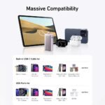 Anker Nano A1259H11 Power Bank USB + Type-C 30W 10000mAh Built-In Type-C Cable - Black - Image 6