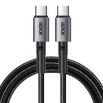 iLock 5089 Type-C To Type-C Cable 65W Fast Charging 1m - Black - Image 2